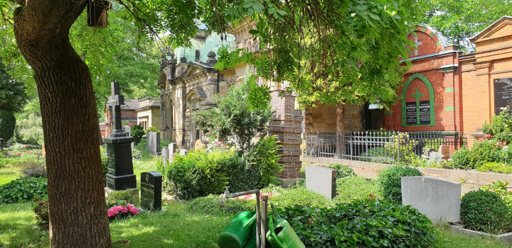 Wandgrab auf dem Friedhof Alt-Schöneberg